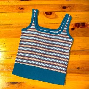 Madewell Knit Striped Tank Top Size XS